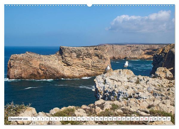 Produktbild: Algarve - Die sch&ouml;nste K&uuml;ste Europas (Wandkalender 2026 DIN A2 quer), CALVENDO Monatskalender