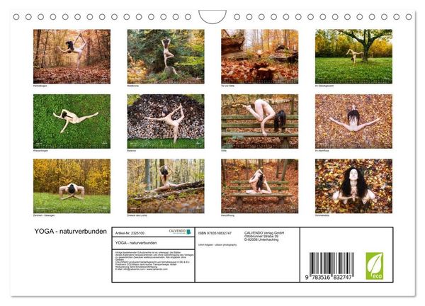 Produktbild: YOGA - naturverbunden (Wandkalender 2027 DIN A4 quer), CALVENDO Monatskalender