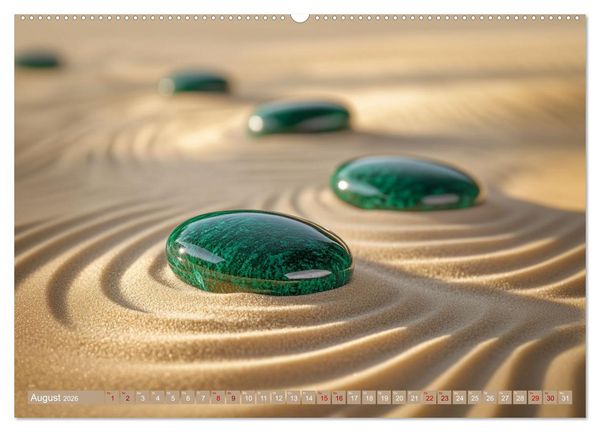 Produktbild: Farbenfrohe Wege zur Stille des Zen (Wandkalender 2026 DIN A2 quer), CALVENDO Monatskalender