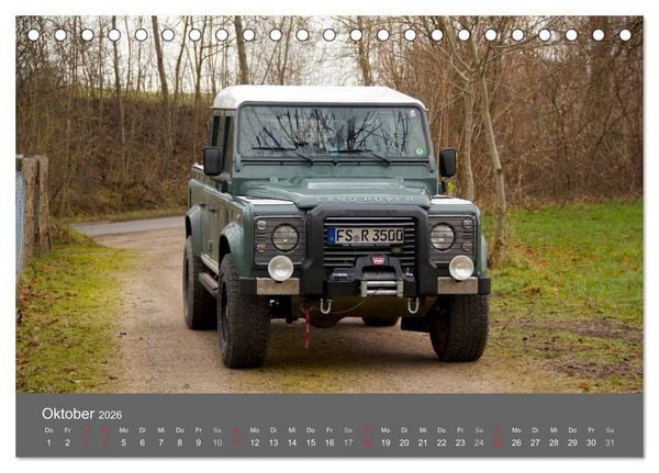 Produktbild: Defender f&uuml;r's Grobe (Tischkalender 2026 DIN A5 quer), CALVENDO Monatskalender