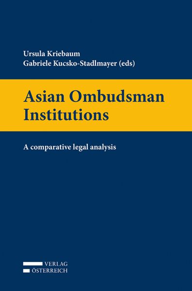 Produktbild: Asian Ombudsman Institutions