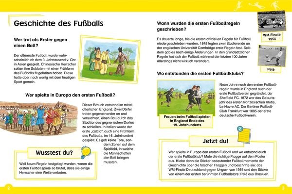 Produktbild: Fu&szlig;ball Mein Wissensbuch