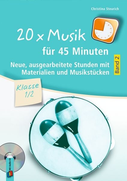 Produktbild: 20 x Musik f&uuml;r 45 Minuten - Klasse 1/2 - Band 2