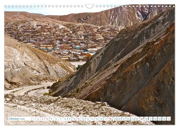 Produktbild: Bolivien - Land und Leute (Wandkalender 2026 DIN A3 quer), CALVENDO Monatskalender