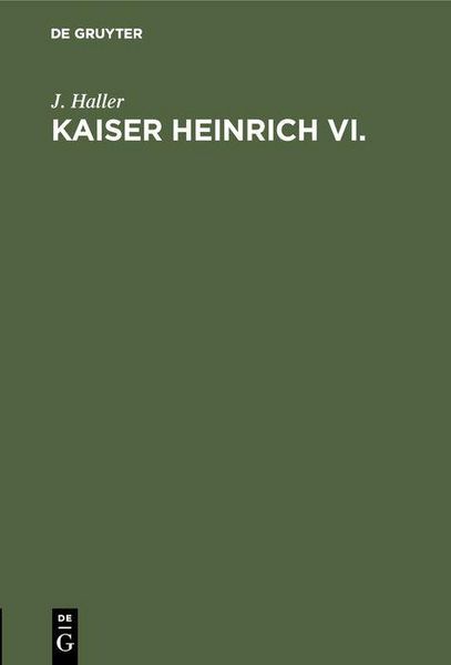 Produktbild: Kaiser Heinrich VI.