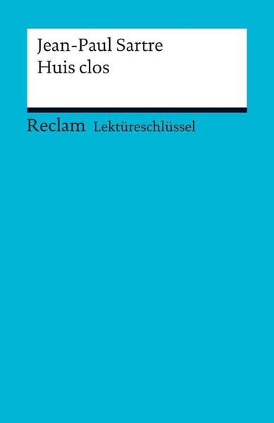 Produktbild: Jean-Paul Sartre: Huis clos