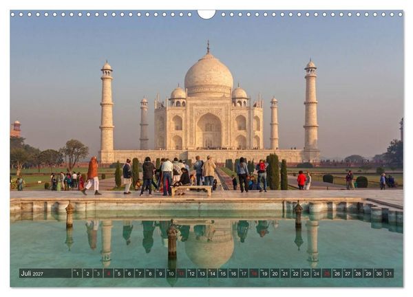 Produktbild: Indien, Rajasthan (Wandkalender 2027 DIN A3 quer), CALVENDO Monatskalender