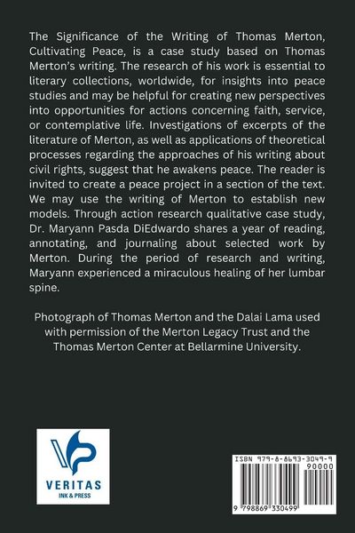 Produktbild: The Significance of the Writing of Thomas Merton, Cultivating Peace