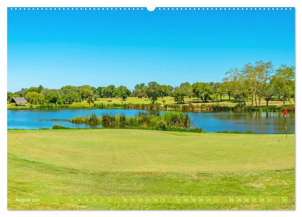 Produktbild: Einladung zum Golf (hochwertiger Premium Wandkalender 2026 DIN A2 quer), Kunstdruck in Hochglanz