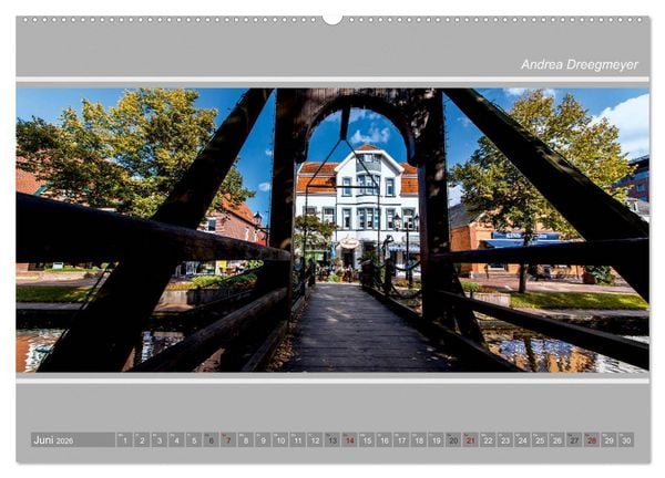 Produktbild: Papenburg-Panorama (Wandkalender 2026 DIN A2 quer), CALVENDO Monatskalender