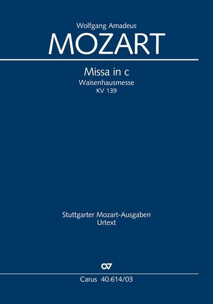 Produktbild: Missa in c (Klavierauszug)