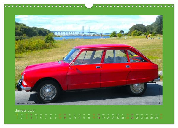 Produktbild: Abenteuer Citroen Ami 8 (Wandkalender 2026 DIN A3 quer), CALVENDO Monatskalender