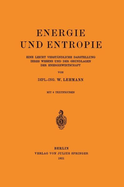 Produktbild: Energie und Entropie
