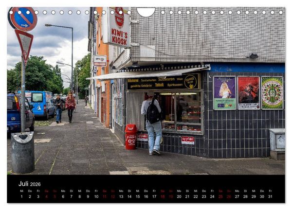 Produktbild: K&ouml;lsche Veedelskultur. B&uuml;dchen, Kioske und Trinkhallen. (Wandkalender 2026 DIN A4 quer), CALVENDO Monatskalender