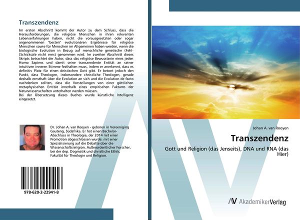 Transzendenz, Taschenbuch von Johan A. van Rooyen, AV Akademikerverlag, 9786202229418