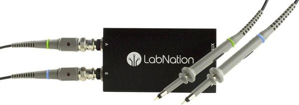 LabNation Smartscope USB-Oszilloskop 30 MHz 10-Kanal 100 MSa/s 4 Mpts 8 Bit Digital-Speicher (DSO), Funktionsgenerator, 