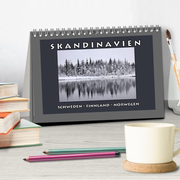 Produktbild: SKANDINAVIEN (Tischkalender 2026 DIN A5 quer), CALVENDO Monatskalender
