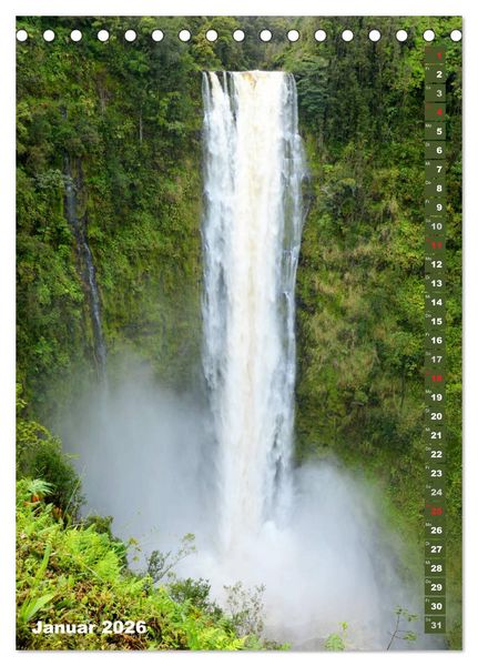 Produktbild: Aloha - Wasser auf Hawaii (Tischkalender 2026 DIN A5 hoch), CALVENDO Monatskalender