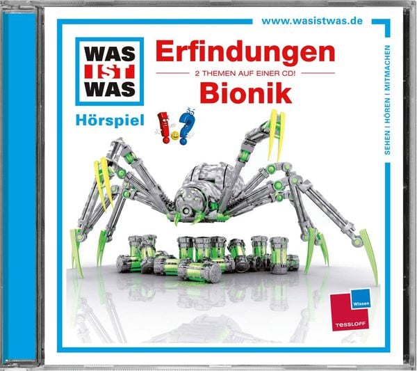 Produktbild: WAS IST WAS H&ouml;rspiel-CD: Erfindungen/ Bionik