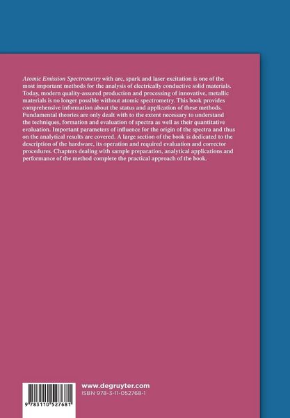 Produktbild: Atomic Emission Spectrometry