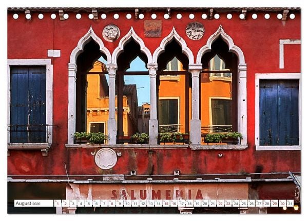 Produktbild: Venedig - pittoreske Sch&ouml;nheit (Tischkalender 2026 DIN A5 quer), CALVENDO Monatskalender