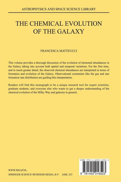 Produktbild: The Chemical Evolution of the Galaxy