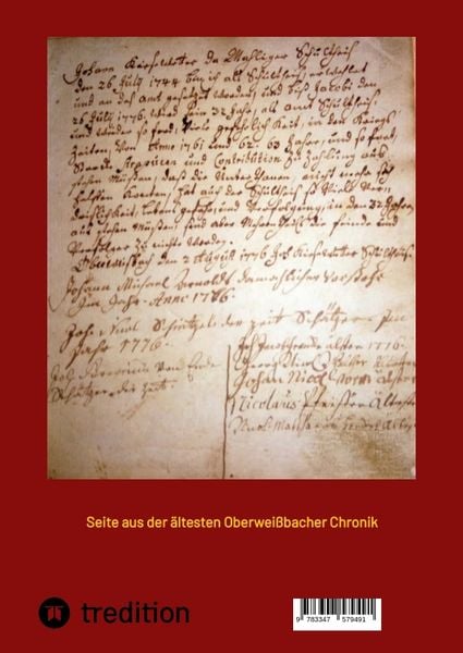 Produktbild: Die Fr&ouml;belstadt Oberwei&szlig;bach von den Anf&auml;ngen bis heute
