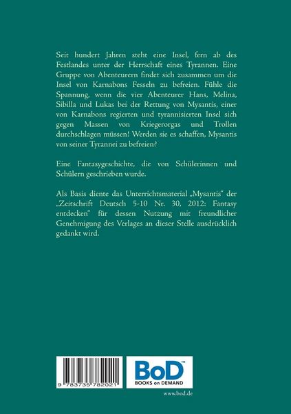 Produktbild: Die Rettung von Mysantis