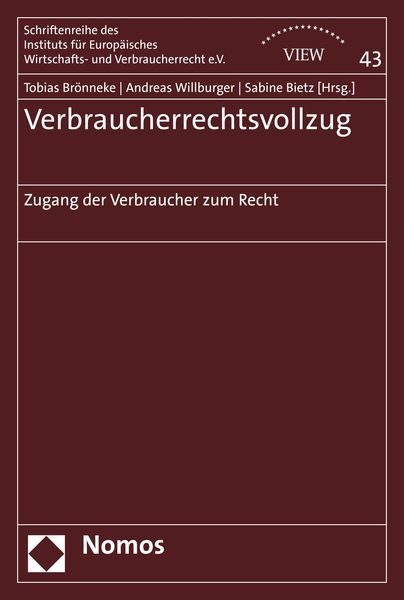 Produktbild: Verbraucherrechtsvollzug