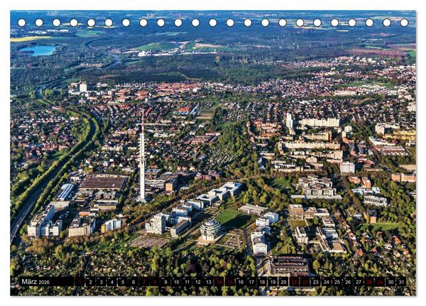 Produktbild: Hannover - Luftige Einblicke (Tischkalender 2026 DIN A5 quer), CALVENDO Monatskalender
