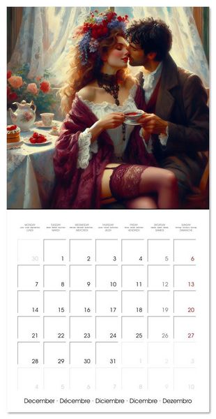 Produktbild: Teatime for two (Wall Calendar 2026 12 &times; 12 Inch) CALVENDO 12 Month Wall Calendar