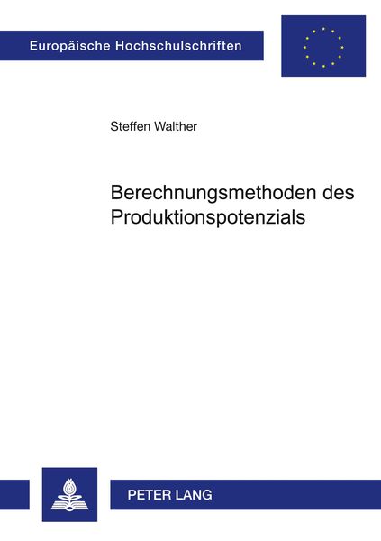 Produktbild: Berechnungsmethoden des Produktionspotenzials