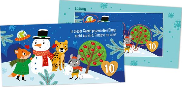 Produktbild: 24 lustige Adventsr&auml;tsel f&uuml;r Kinder
