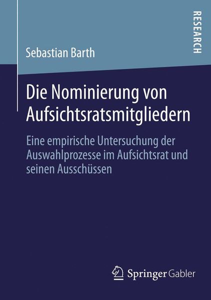 Produktbild: Die Nominierung von Aufsichtsratsmitgliedern