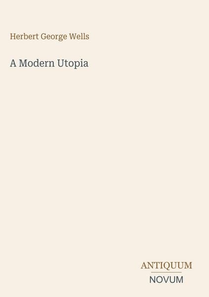 Produktbild: A Modern Utopia