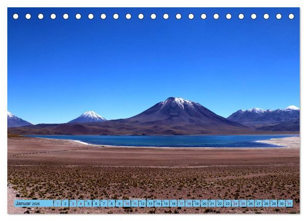 Produktbild: ATACAMA Wunder der Natur (Tischkalender 2026 DIN A5 quer), CALVENDO Monatskalender