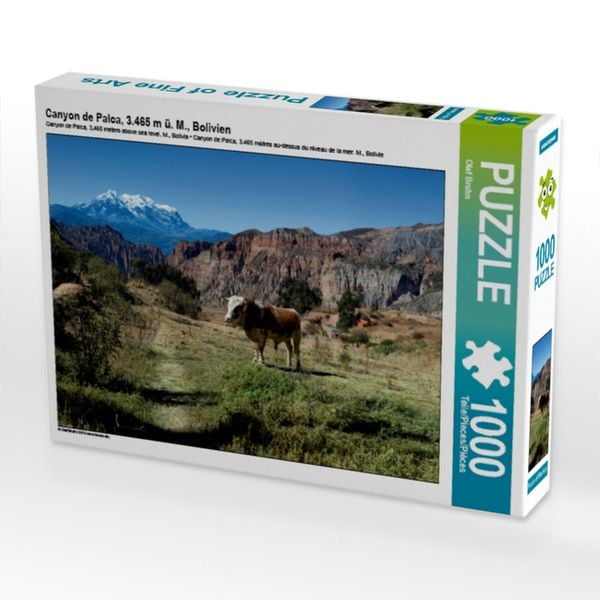 CALVENDO Puzzle Canyon de Palca, 3.465 m ü. M., Bolivien | 1000 Teile Lege-Größe 64x48cm Foto-Puzzle für glückliche Stunden