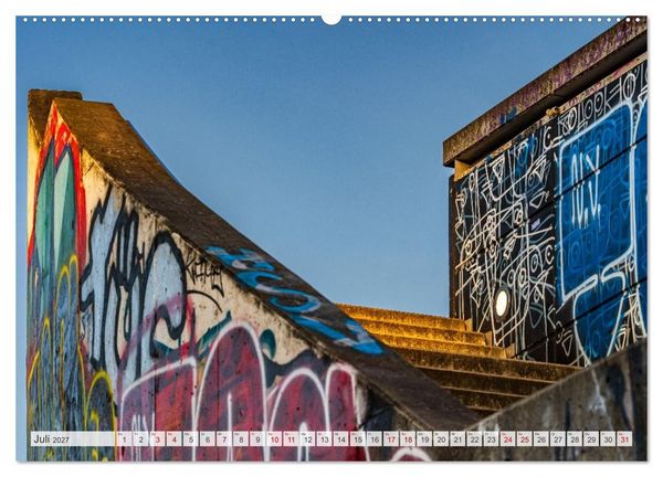 Produktbild: Buntes Hamburg (Wandkalender 2027 DIN A2 quer), CALVENDO Monatskalender