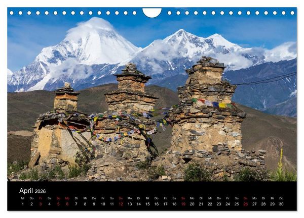Produktbild: Faszination Nepal (Wandkalender 2026 DIN A4 quer), CALVENDO Monatskalender