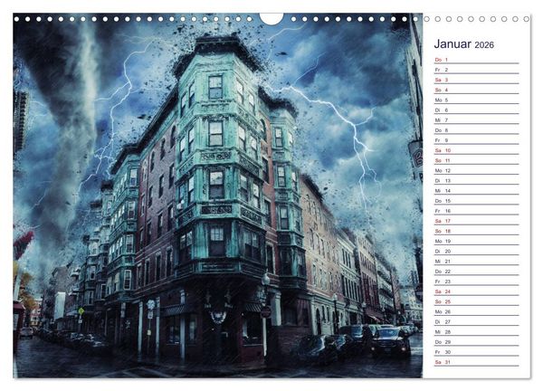 Produktbild: Faszination Blitze beeindruckende Fotos (Wandkalender 2026 DIN A3 quer), CALVENDO Monatskalender