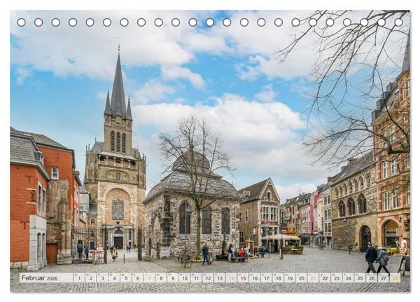 Produktbild: Aachen Impressionen (Tischkalender 2026 DIN A5 quer), CALVENDO Monatskalender