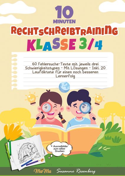 Produktbild: 10 Minuten Rechtschreibtraining Klasse 3/4