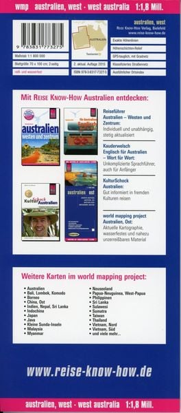 Peter Rump, R: Reise Know-How Landkarte Australien, West / A