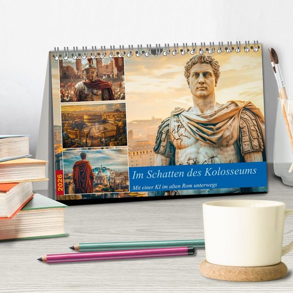 Produktbild: Im Schatten des Kolosseums (Tischkalender 2026 DIN A5 quer), CALVENDO Monatskalender