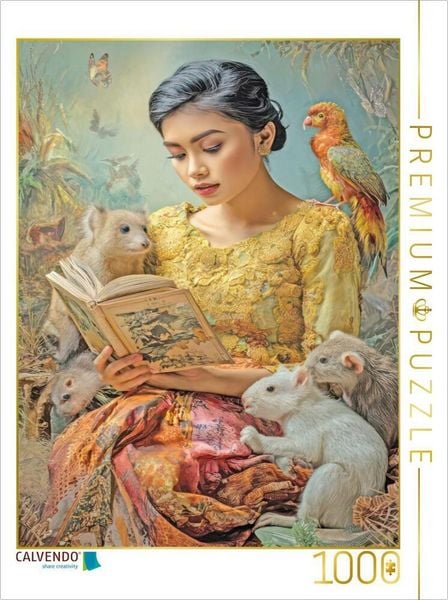 CALVENDO Puzzle Erzähle mir eine Geschichte | 1000 Teile Lege-Größe 64x48cm Foto-Puzzle für glückliche Stunden