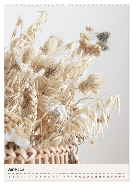 Produktbild: Dried Flowers (Wall Calendar 2026 DIN A2 portrait), CALVENDO 12 Month Wall Calendar