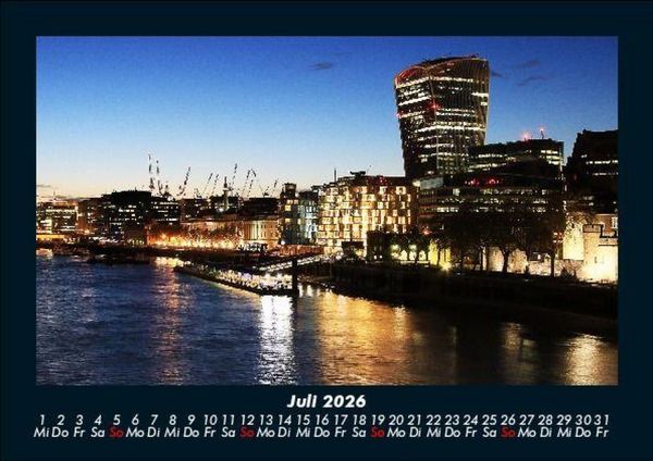 Produktbild: Londons sch&ouml;nste Seiten 2026 Fotokalender DIN A5