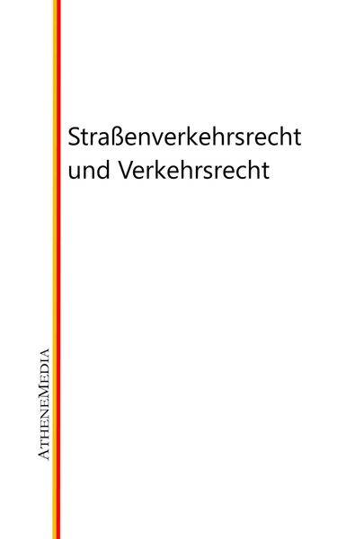 Produktbild: Stra&szlig;enverkehrsrecht und Verkehrsrecht