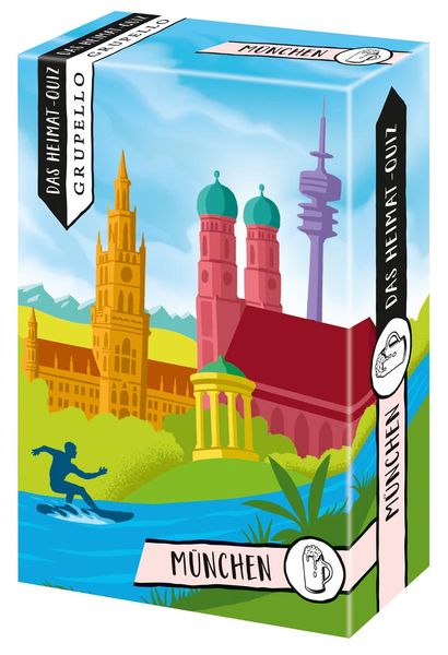 München. Das Heimat-Quiz, Gebundene Ausgabe von Andrea Hesse,Harald Hesse, Grupello Verlag, 978-3-89978-409-1