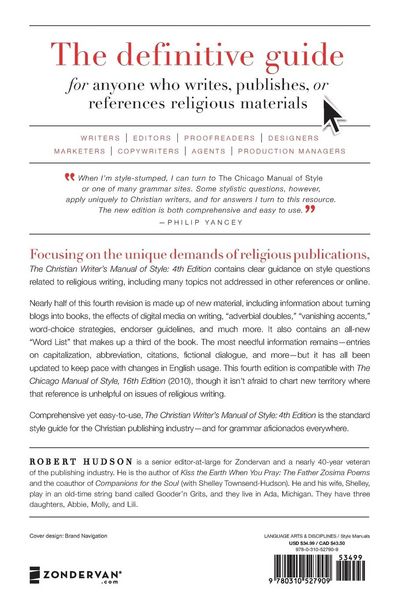 Produktbild: The Christian Writer's Manual of Style